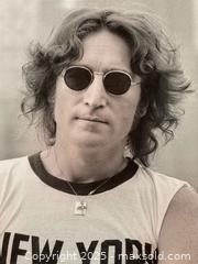 MaxSold Auction: Bob Gruen Signed John Lennon Photograph  - Toronto (Ontario, Canada) PARTNER MANAGED Estate Sale Online Auction - Esander Drive (STORAGE)