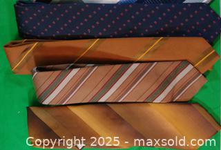 MaxSold Auction: 8 Ties - Silk, Wool, Polyester - Ottawa (Ontario, Canada) SELLER MANAGED Estate Sale Online Auction - Palsen Street