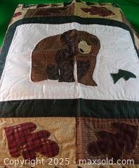 MaxSold Auction: Twin Patchwork Quilt Set - Handmade - Bears, Geese - Ottawa (Ontario, Canada) SELLER MANAGED Estate Sale Online Auction - Palsen Street