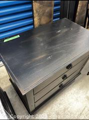 MaxSold Auction: 3-Drawer Wood nightstand - Toronto (Ontario, Canada) SELLER MANAGED Estate Sale Online Auction - Victoria Park Avenue (STORAGE)