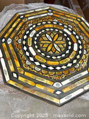 MaxSold Auction: Octagonal Stone Inlaid Tabletop, Black Marble with Onyx & MOP - Toronto (Ontario, Canada) SELLER MANAGED Estate Sale Online Auction - Victoria Park Avenue (STORAGE)
