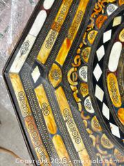 MaxSold Auction: Octagonal Stone Inlaid Tabletop, Black Marble with Onyx & MOP - Toronto (Ontario, Canada) SELLER MANAGED Estate Sale Online Auction - Victoria Park Avenue (STORAGE)