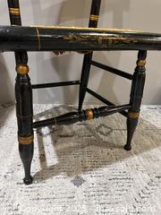 MaxSold Auction: 1968 Signed Stenciled Rush Seat Chair  - Webster (New York, USA) PARTNER MANAGED Estate Sale Online Auction - Brown Drive