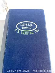 MaxSold Auction: 3D Laser-Etched Crystal Keepsake with Bride &#38; Groom, 2x2x6 in - White Rock (British Columbia, Canada) SELLER MANAGED Downsizing Online Auction - Prospect Avenue