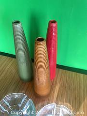 MaxSold Auction: Clear Glass Tealight/Votive Candle Holders and 3 Vases  - White Rock (British Columbia, Canada) SELLER MANAGED Downsizing Online Auction - Prospect Avenue