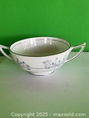 MaxSold Auction: Minton Fine China Vintage Set, Gray Vine with Platinum Banding - White Rock (British Columbia, Canada) SELLER MANAGED Downsizing Online Auction - Prospect Avenue