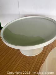 MaxSold Auction: Pedestal Cake Plate with cover  - White Rock (British Columbia, Canada) SELLER MANAGED Downsizing Online Auction - Prospect Avenue