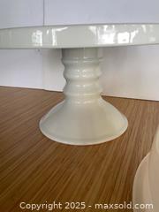 MaxSold Auction: Pedestal Cake Plate with cover  - White Rock (British Columbia, Canada) SELLER MANAGED Downsizing Online Auction - Prospect Avenue