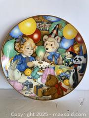 MaxSold Auction: Teddy’s Birthday Party - 8.5 in Porcelain Gilded Rim Birthday Teddy Bear Collectible Plate - White Rock (British Columbia, Canada) SELLER MANAGED Downsizing Online Auction - Prospect Avenue