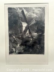 MaxSold Auction: “A Mill Near Brighton,” Mezzotint by David Lucas after John Constable (c.1838) - Los Angeles (California, USA) PARTNER MANAGED Downsizing Online Auction - South Occidental Boulevard(CONDO)