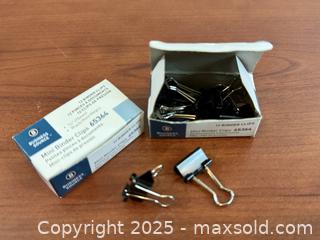 MaxSold Auction: Boxes of Mini Binder Clips – Business Source 65364 - New Westminster (British Columbia, Canada) SELLER MANAGED Reseller Online Auction - Columbia Street