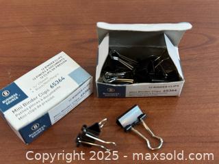 MaxSold Auction: Boxes of Mini Binder Clips – Business Source 65364 - New Westminster (British Columbia, Canada) SELLER MANAGED Reseller Online Auction - Columbia Street