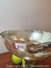 MaxSold Auction: Decorative Pedestal Bowl with Faux Apples and Assorted Christmas Ornaments - New Westminster (British Columbia, Canada) SELLER MANAGED Reseller Online Auction - Columbia Street