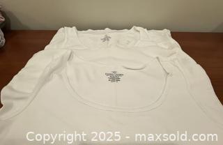 MaxSold Auction: Faded Glory Women’s White Tank Tops – Size 4X (26W–28W) - New Westminster (British Columbia, Canada) SELLER MANAGED Reseller Online Auction - Columbia Street