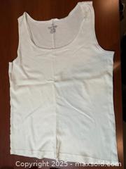 MaxSold Auction: Faded Glory Women’s White Tank Tops – Size 4X (26W–28W) - New Westminster (British Columbia, Canada) SELLER MANAGED Reseller Online Auction - Columbia Street