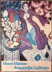 MaxSold Auction: Henri Matisse Framed Exhibition Poster – Acquavella Galleries, New York (1973) - New Westminster (British Columbia, Canada) SELLER MANAGED Reseller Online Auction - Columbia Street