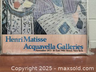 MaxSold Auction: Henri Matisse Framed Exhibition Poster – Acquavella Galleries, New York (1973) - New Westminster (British Columbia, Canada) SELLER MANAGED Reseller Online Auction - Columbia Street