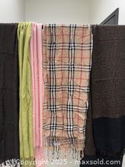 MaxSold Auction: Lot of 5 Fashion Scarves – Assorted Colors and Patterns - New Westminster (British Columbia, Canada) SELLER MANAGED Reseller Online Auction - Columbia Street
