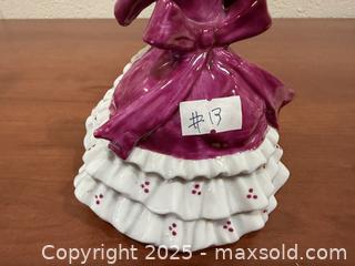 MaxSold Auction: Porcelain Lady Figurine in Pink and White Dress /Vintage Elegance in Motion – Porcelain Music Box Figurine - New Westminster (British Columbia, Canada) SELLER MANAGED Reseller Online Auction - Columbia Street