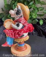 MaxSold Auction: Russ Berrie “Home on the Range” Cow Figurine – Western Musical Cow with Tambourine - New Westminster (British Columbia, Canada) SELLER MANAGED Reseller Online Auction - Columbia Street