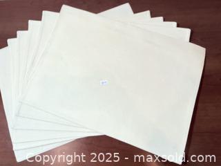 MaxSold Auction: Set of 6 Cream Canvas Placemats – Approx. 13&#34; x 18&#34; .  Placemats only - New Westminster (British Columbia, Canada) SELLER MANAGED Reseller Online Auction - Columbia Street