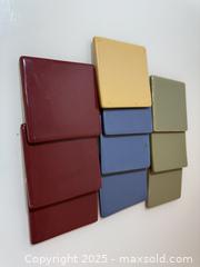 MaxSold Auction: Set of 9 Colorful Ceramic Tile Coasters – Red, Blue, Yellow, and Green - New Westminster (British Columbia, Canada) SELLER MANAGED Reseller Online Auction - Columbia Street
