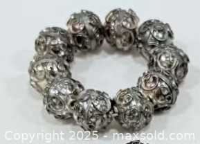 MaxSold Auction: Set of Ornate Vintage Metal Beaded Rings – Decorative Filigree Design (8 Pieces) - New Westminster (British Columbia, Canada) SELLER MANAGED Reseller Online Auction - Columbia Street