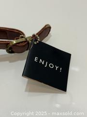 MaxSold Auction: Western-Style Brown Faux Leather Wine Bottle Gift Bags (Set of 2) - New Westminster (British Columbia, Canada) SELLER MANAGED Reseller Online Auction - Columbia Street