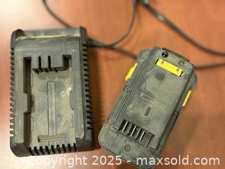 MaxSold Auction: Yardworks 18V–24V Battery Charger with Rechargeable Battery Pack - New Westminster (British Columbia, Canada) SELLER MANAGED Reseller Online Auction - Columbia Street