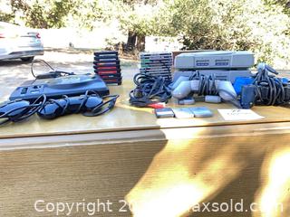 MaxSold Auction: 2 PlayStations &#38; Sega Genesis with Games &#38; Controllers - Castaic (California, USA) PARTNER MANAGED Estate Sale Online Auction - Hasley Canyon Road