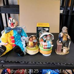 MaxSold Auction: Assorted figures all porcelain 2 music figurine working  - Waterford (New Jersey, USA) SELLER MANAGED Downsizing Online Auction - Chew Road