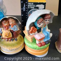 MaxSold Auction: Assorted figures all porcelain 2 music figurine working  - Waterford (New Jersey, USA) SELLER MANAGED Downsizing Online Auction - Chew Road