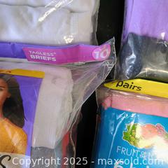 MaxSold Auction: Hanes female underwear lot New In Package - Waterford (New Jersey, USA) SELLER MANAGED Downsizing Online Auction - Chew Road