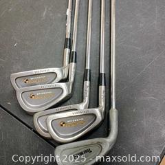 MaxSold Auction: Misc irons lot 5 total MacGregor 3,5,7,pitching wedge, tour model 5 left handed plus  - Waterford (New Jersey, USA) SELLER MANAGED Downsizing Online Auction - Chew Road