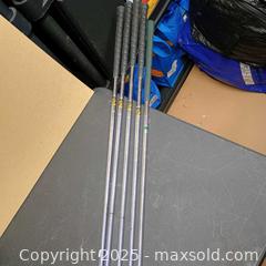 MaxSold Auction: Misc irons lot 5 total MacGregor 3,5,7,pitching wedge, tour model 5 left handed plus  - Waterford (New Jersey, USA) SELLER MANAGED Downsizing Online Auction - Chew Road