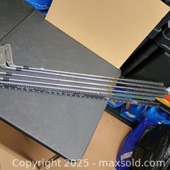 MaxSold Auction: Misc irons lot 5 total MacGregor 3,5,7,pitching wedge, tour model 5 left handed plus  - Waterford (New Jersey, USA) SELLER MANAGED Downsizing Online Auction - Chew Road