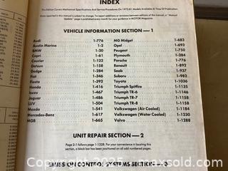 MaxSold Auction: MOTOR Imported Car Repair Manual - Ajax (Ontario, Canada) SELLER MANAGED Reseller Online Auction - Pickering Beach Road
