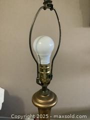 MaxSold Auction: Tall Vintage Glass Lamp from 70’s - Ajax (Ontario, Canada) SELLER MANAGED Reseller Online Auction - Pickering Beach Road
