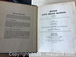 MaxSold Auction: Two (2) Motor Repair Manuals - 1977 &#38; 1978  - Ajax (Ontario, Canada) SELLER MANAGED Reseller Online Auction - Pickering Beach Road