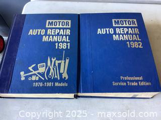 MaxSold Auction: Two (2) Motor Repair Manuals - 1981 &#38; 1982 - Ajax (Ontario, Canada) SELLER MANAGED Reseller Online Auction - Pickering Beach Road