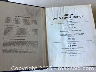 MaxSold Auction: Two (2) Motor Repair Manuals - 1981 &#38; 1982 - Ajax (Ontario, Canada) SELLER MANAGED Reseller Online Auction - Pickering Beach Road