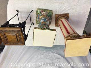 MaxSold Auction: 3 Decorative Pedestals  - Cobourg (Ontario, Canada) SELLER MANAGED Estate Sale Online Auction -  King Street East