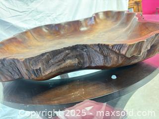 MaxSold Auction: Burl Wood Bowl with Oiled Finish - Cobourg (Ontario, Canada) SELLER MANAGED Estate Sale Online Auction -  King Street East