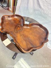 MaxSold Auction: Carved Burl Wood Bowl - Solid Burl,Polished Finish - Cobourg (Ontario, Canada) SELLER MANAGED Estate Sale Online Auction -  King Street East