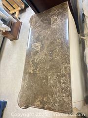 MaxSold Auction: French Provincial Two-Drawer Accent Chest with Stone Top - Cobourg (Ontario, Canada) SELLER MANAGED Estate Sale Online Auction -  King Street East