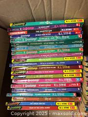 MaxSold Auction: Goosebumps Lot by R. L. Stine – 43 Scholastic Paperbacks - Cobourg (Ontario, Canada) SELLER MANAGED Estate Sale Online Auction -  King Street East