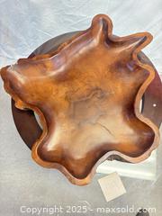 MaxSold Auction: Hand-Carved Burl Wood Serving Bowl / Centerpiece Tray - Cobourg (Ontario, Canada) SELLER MANAGED Estate Sale Online Auction -  King Street East