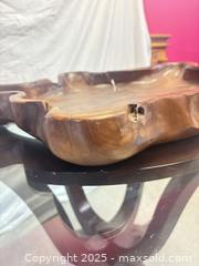 MaxSold Auction: Live-Edge Root Wood Bowl, Solid Hardwood, Natural Oil Finish - Cobourg (Ontario, Canada) SELLER MANAGED Estate Sale Online Auction -  King Street East