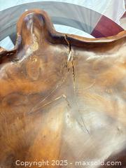 MaxSold Auction: Live-Edge Root Wood Bowl, Solid Hardwood, Natural Oil Finish - Cobourg (Ontario, Canada) SELLER MANAGED Estate Sale Online Auction -  King Street East