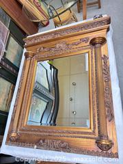 MaxSold Auction: Ornate Gilded Wood Wall Mirror — Rococo/Baroque Frame - Cobourg (Ontario, Canada) SELLER MANAGED Estate Sale Online Auction -  King Street East